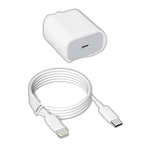 USB-C to Lightning Cable and 20W Brick Combo